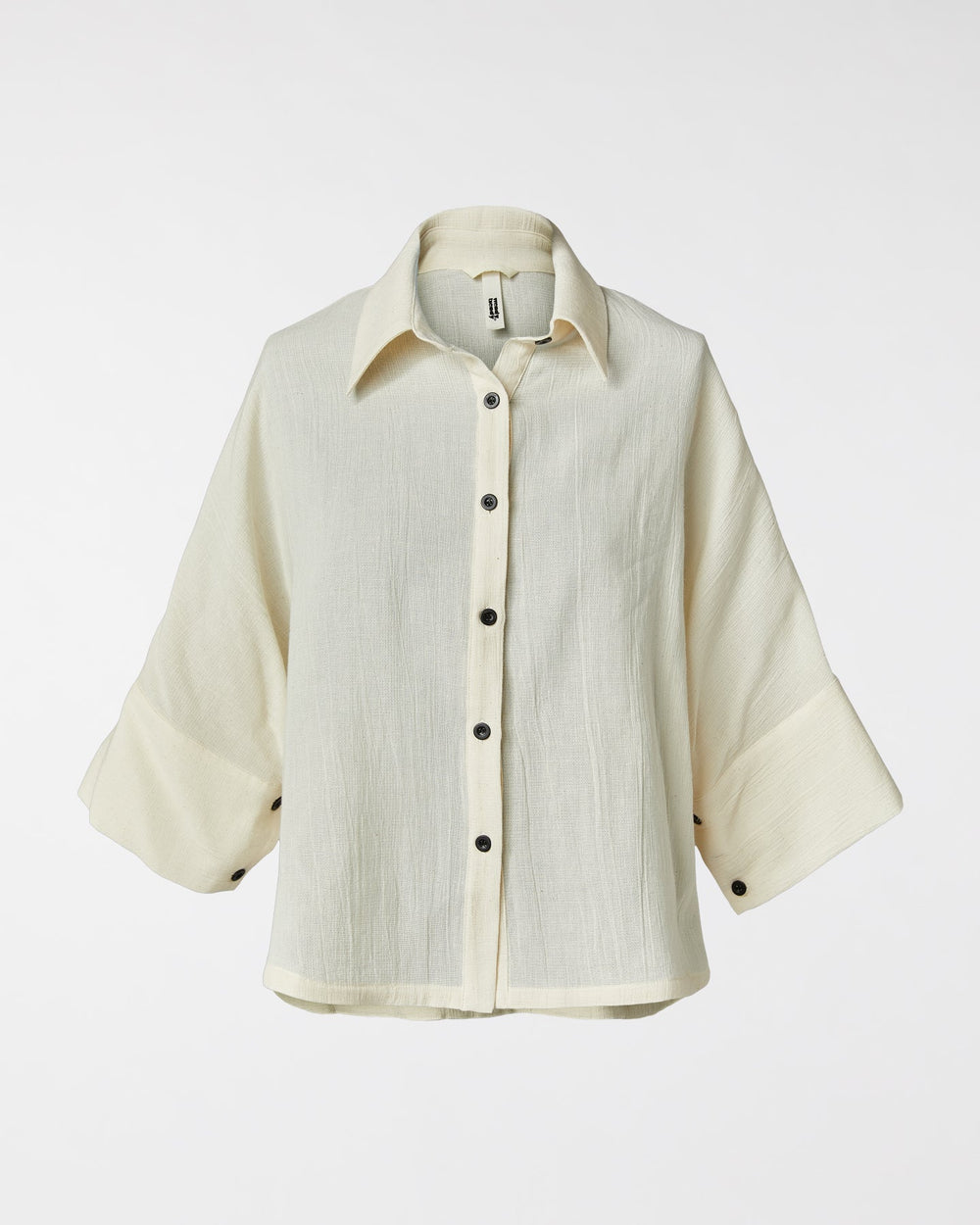 BLUSE AUS RAMIE UND BAUMWOLLE - WENDY TRENDY