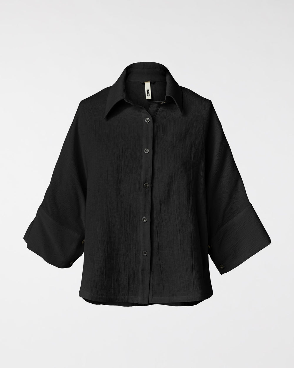 BLUSE AUS RAMIE UND BAUMWOLLE - WENDY TRENDY