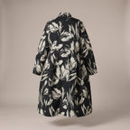 Cardigan in pattern floreale - retro