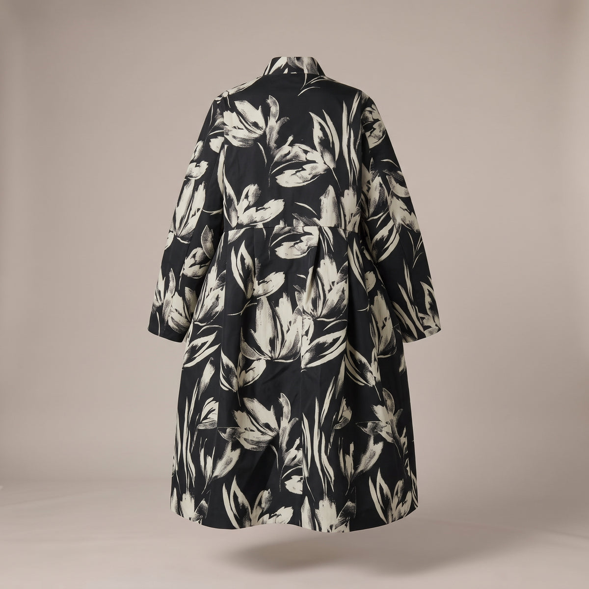 Cardigan in pattern floreale - retro