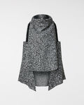 Gilet bouclé a collo alto