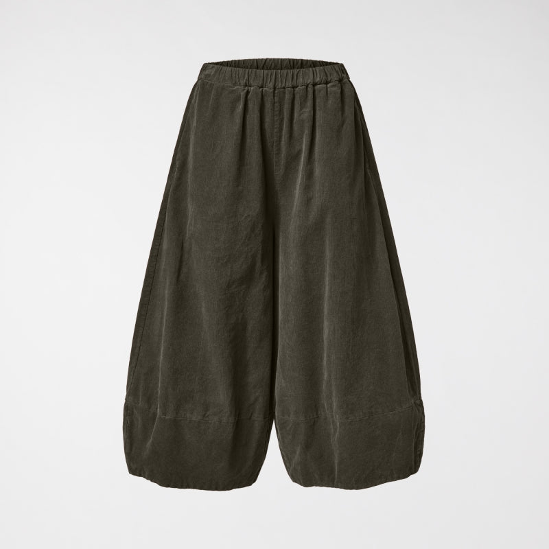PANTALONI CROP IN VELLUTO A COSTE - WENDY TRENDY