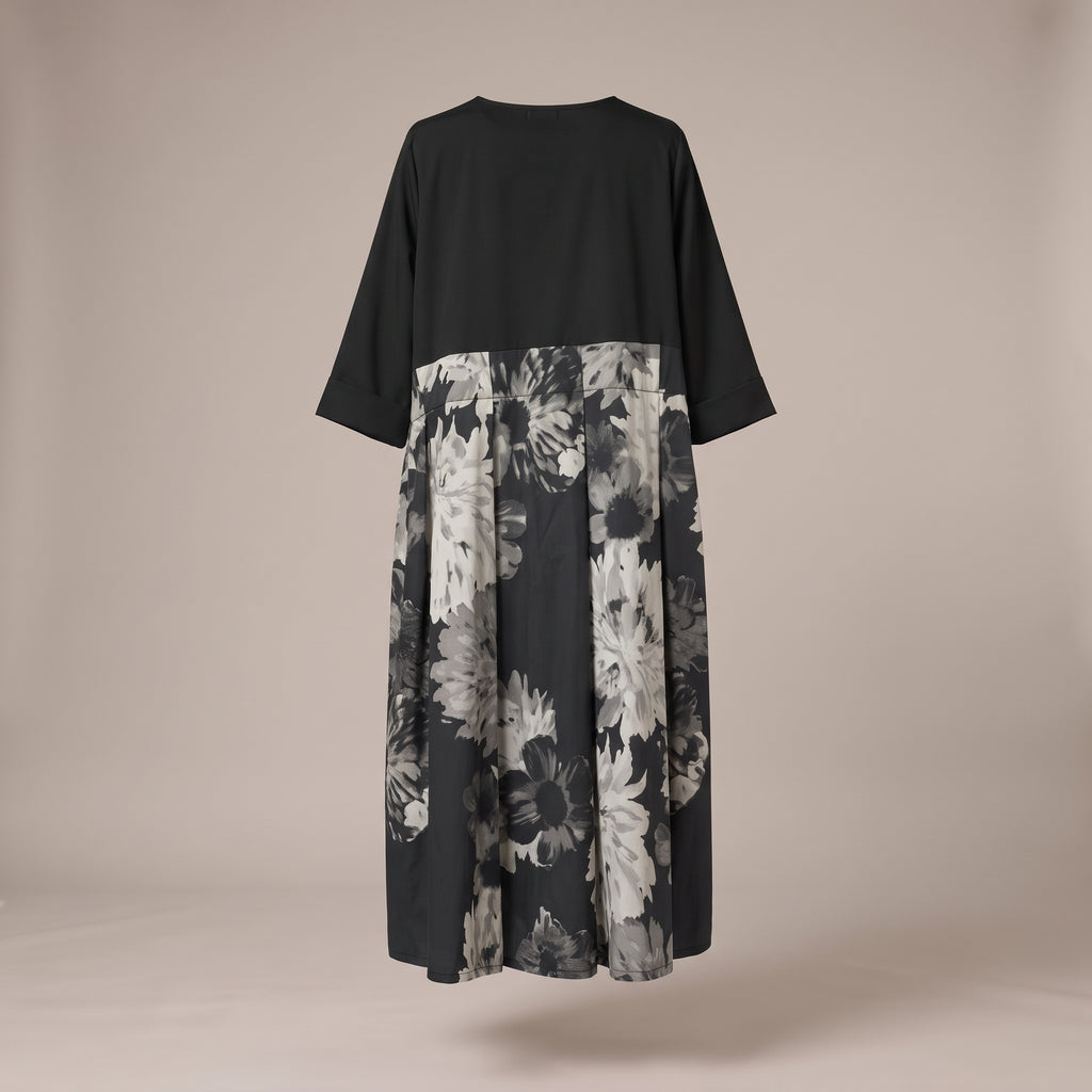 Abito con gonna a fiori - retro
