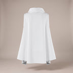 Gilet a collo alto bianco - retro