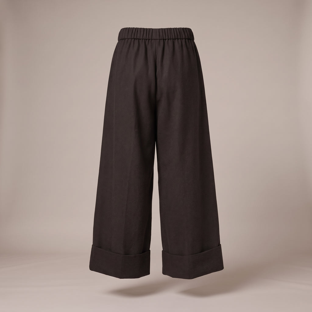 Pantaloni mélange in misto lana - retro