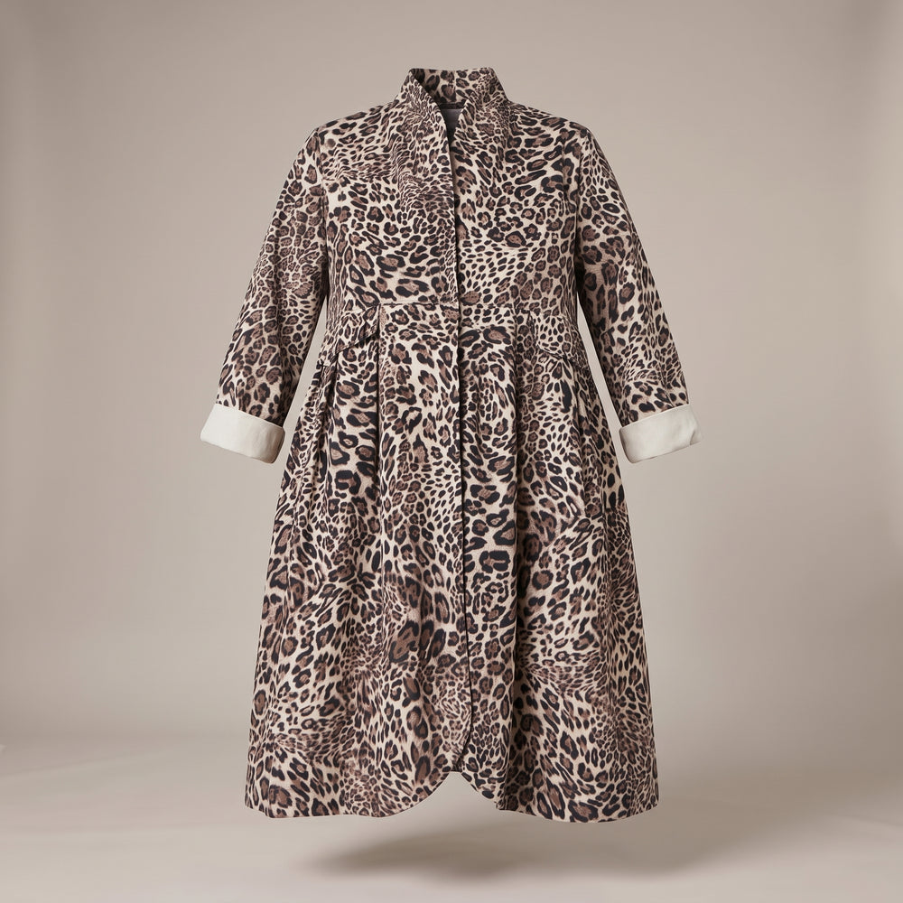 ANIMAL PRINT COAT - WENDY TRENDY